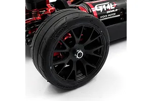 Yeah Racing G45 Steel CVD Driveshaft Hex Adapters 2Pcs - Black/Red image 4