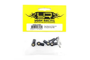 Yeah Racing Steel Steering Tie-Rod Link Set for Kyosho Fazer Mk2 in original yellow and black retail packaging.