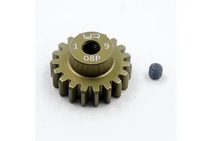 Yeah Racing Hard Coated Aluminium 19T 32dp/0.8Mod Pinion Gear image 114068