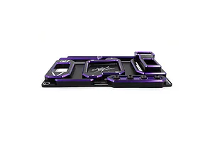 Yeah Racing Aluminium Momentum Setup Station Tray - Black/Purple image 114074