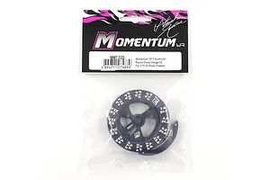 Yeah Racing Aluminium Momentum Round Droop Gauge V2 Set - Black/Purple image 114078