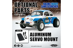 Yeah Racing Aluminium Servo Mount - Black image 5