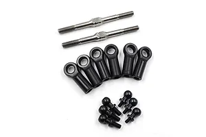 Yeah Racing Titanium Turnbuckle Set - Silver image 114096