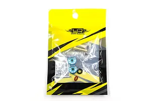 Yeah Racing Aluminium 4mm Bullet Plug Set with Grips - Blue image 114147