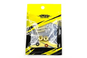 Yeah Racing Aluminium 4mm Bullet Plug Set with Grips - Gold image 114151