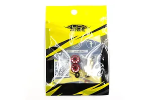 Yeah Racing Aluminium 4mm Bullet Plug Set with Grips - Red image 114155