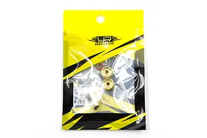 Yeah Racing Aluminium 5mm Bullet Plug Set with Grips - Gold image 114163