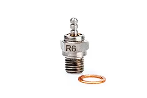 LRP Standard Sized Platinum Iridium Cold #R6 Glow plug image 114320