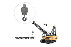 HuiNa 1572 Crane Engineering Truck RC Construction Vehicle Electric 1/14 Scale RTR with Lights and Sound image 114371