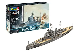 Revell 1/1200 HMS Duke of York Battleship Scaled Plastic Model Kit