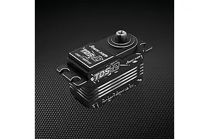 Power HD Aluminium TDS-2 Low Profile 8.4V 25kg Coreless Metal Geared Servo - Black