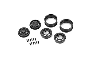 Pro-Line 1.55" Holcomb Bead-Loc Rims - Black image 114647