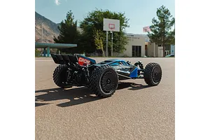 ARRMA Typhon Grom 223S BLX RC Buggy Electric Brushless 4WD 1/14 Scale RTR - Blue image 114693