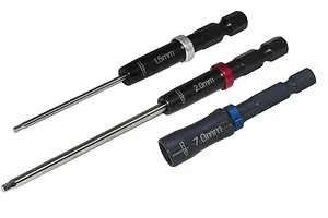 MIP 1.5mm, 2.0mm, Hex with 7.0mm Nut Driver G2 Speed Tip Set 3Pcs image 114810