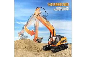 Huina 1/14 Long-Arm Boom RC Excavator Electric RTR image 114828