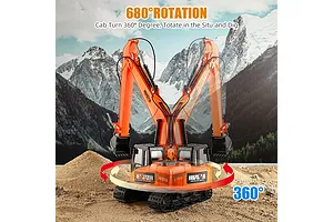 Huina 1/14 Long-Arm Boom RC Excavator Electric RTR image 114830