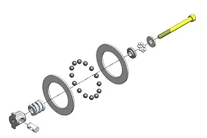 MIP Carbide Super Ball Differential Rebuild Kit