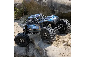 Axial UTB18 Capra 4WS RC Trail Rock Crawler Electric 4WD 1/18 Scale RTR - Blue image 114860