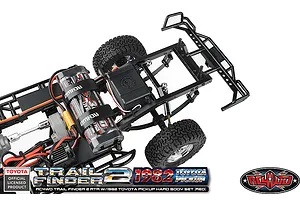 RC4WD Trail Finder 2 1982 Toyota 4X4 Pickup Truck Hard Body RC Rock Crawler Electric 4WD 1/10 Scale RTR - Red image 114878