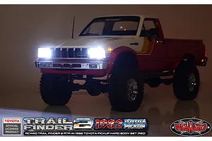 RC4WD Trail Finder 2 1982 Toyota 4X4 Pickup Truck Hard Body RC Rock Crawler Electric 4WD 1/10 Scale RTR - Red image 114879