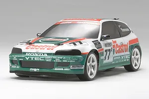 Tamiya 1/10 Castrol Honda Civic VTi Unpainted Body Shell - Clear image 114957