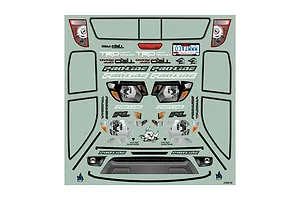 Pro-Line 1/10 2015 Toyota Tacoma TRD Pro Unpainted Body Shell - Clear image 115105