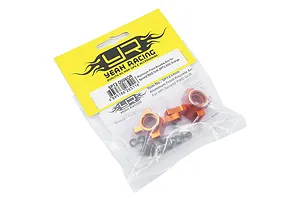 Yeah Racing Aluminium Steering Hubs 2Pcs - Orange image 115180