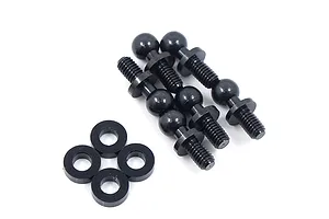 Yeah Racing Aluminium Steering Hubs 2Pcs - Orange image 115181