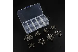Yeah Racing Titanium Hex Socket Machine Screw Set with Mini Box 150Pcs image 115204