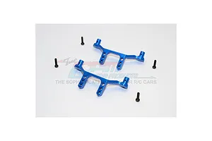 GPM Aluminium Front and Rear Body Post Mounts Set - Blue image 115226