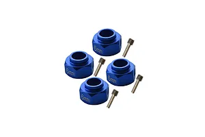GPM Aluminium 12mm (+6mm) Wheel Hexes Set - Blue image 115260