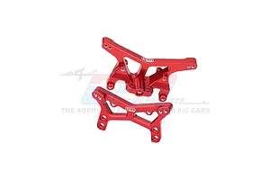 GPM Aluminium Front and Rear Shock Towers 2Pcs - Red