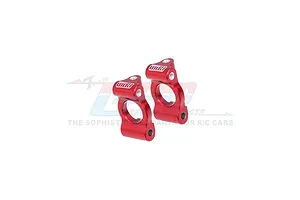 GPM Aluminium Steering Hub Carriers (C-Hubs) 2Pcs - Red image 115274