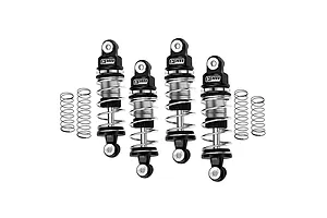 GPM Aluminium 32mm Front and 36mm Rear Complete Adjustable Shocks Set - Silver image 115277