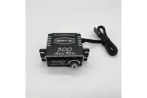 Reefs RC 300 Alacritous 22kg 8.4V Brushless Metal Geared Servo - Black image 115316