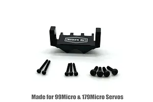 Reefs RC Aluminium Servo Mount - Black