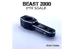 Reefs RC Aluminium 15T Single Servo Horn - Black image 115358