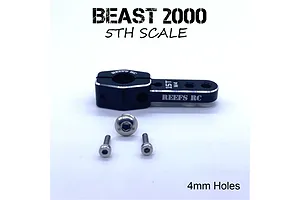 Reefs RC Aluminium 15T Single Servo Horn - Black image 115361