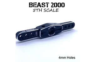 Reefs RC Aluminium 15T Double Sided Servo Horn - Black image 115362