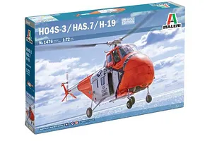 Italeri 1/72 HAS22 / HO4S-3 / H-19 Helicopter Scaled Plastic Model Kit image 115429