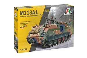 Italeri 1/35 M-113A1 APC Armoured Personnel Carrier Scaled Plastic Model Kit image 115430