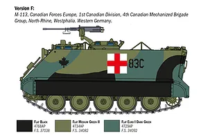 Italeri 1/35 M-113A1 APC Armoured Personnel Carrier Scaled Plastic Model Kit image 115433
