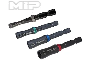 MIP 4.0mm, 5.5mm, 7.0mm, 8.0mm Nut Driver Speed Tip Set 4Pcs