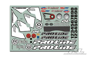 Pro-Line 1/10 VW Full Fender Baja Bug Unpainted Body Shell image 11566