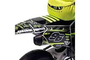 Losi Promoto-SM FXR Supermoto RC Motorcycle Electric Brushless 1WD 1/4 Scale RTR Combo - White image 115784