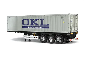 Tamiya 40 Foot 3 Axle Container Trailer 1/14 Scale Kit image 115928