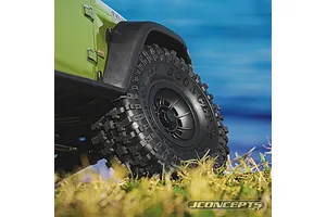 JConcepts 2.9" Tusk (Green Compound) Tyres with Foam Inserts 2Pcs image 116093