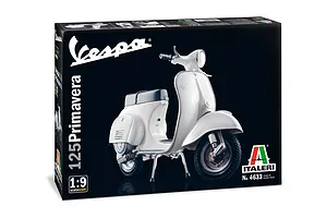 Italeri 1/9 Vespa 125 Primaverai Scooter Scaled Plastic Model Kit image 116128