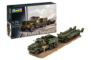 Revell 1/72 M19 Tank Transporter Truck Scaled Plastic Model Kit