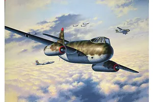 Revell 1/72 Messerschmitt P.1099A - P-Series Fighter Jet Scaled Plastic Model Kit image 116226